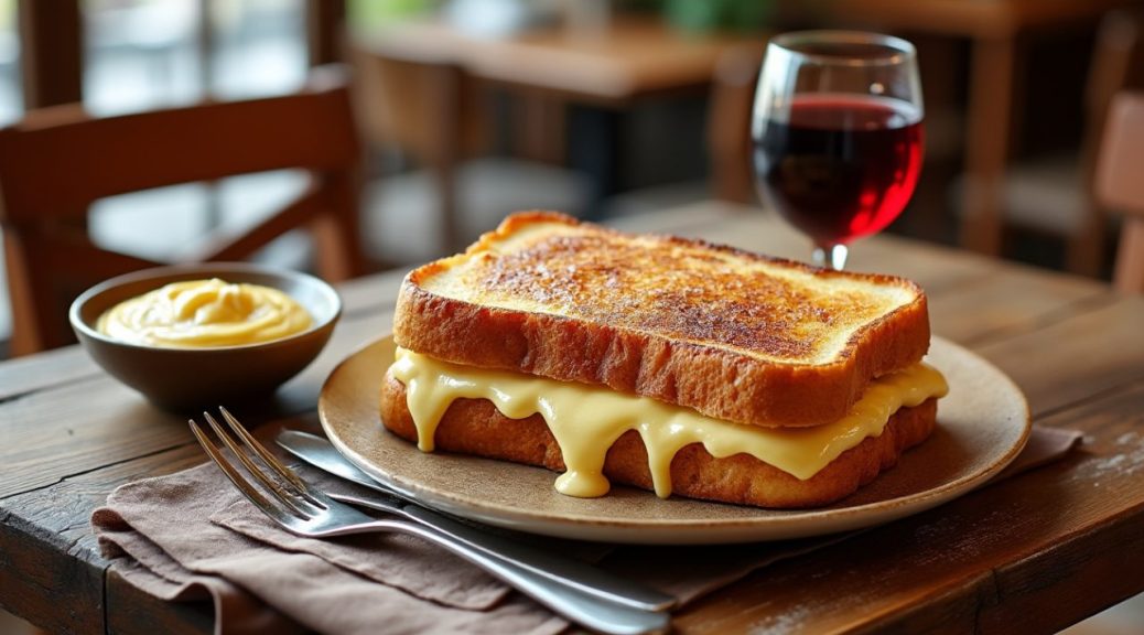 découvrez la recette authentique du croque-monsieur de bistrot avec une onctueuse sauce béchamel maison pour un goût traditionnel inégalé.