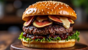découvrez la recette du burger rossini, un plat d'exception alliant le foie gras fondant et le confit de figues sucré pour une expérience culinaire de luxe.