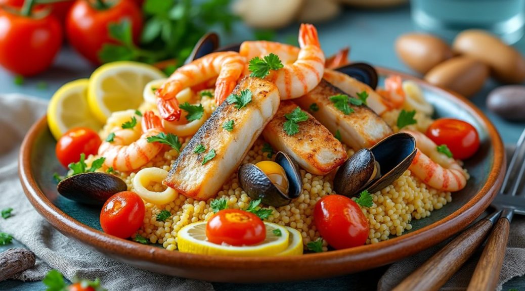 découvrez notre couscous de la mer, une recette originale alliant poisson et fruits de mer pour un repas savoureux et raffiné.
