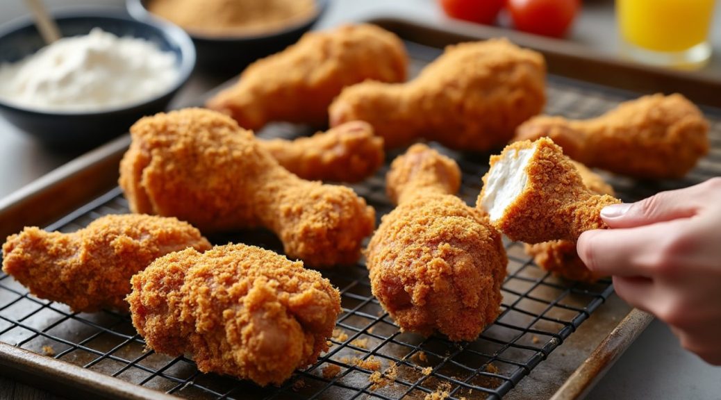 découvrez comment réussir des pilons de poulet frits à la panure croustillante qui tient à la cuisson, grâce à des astuces simples et efficaces.