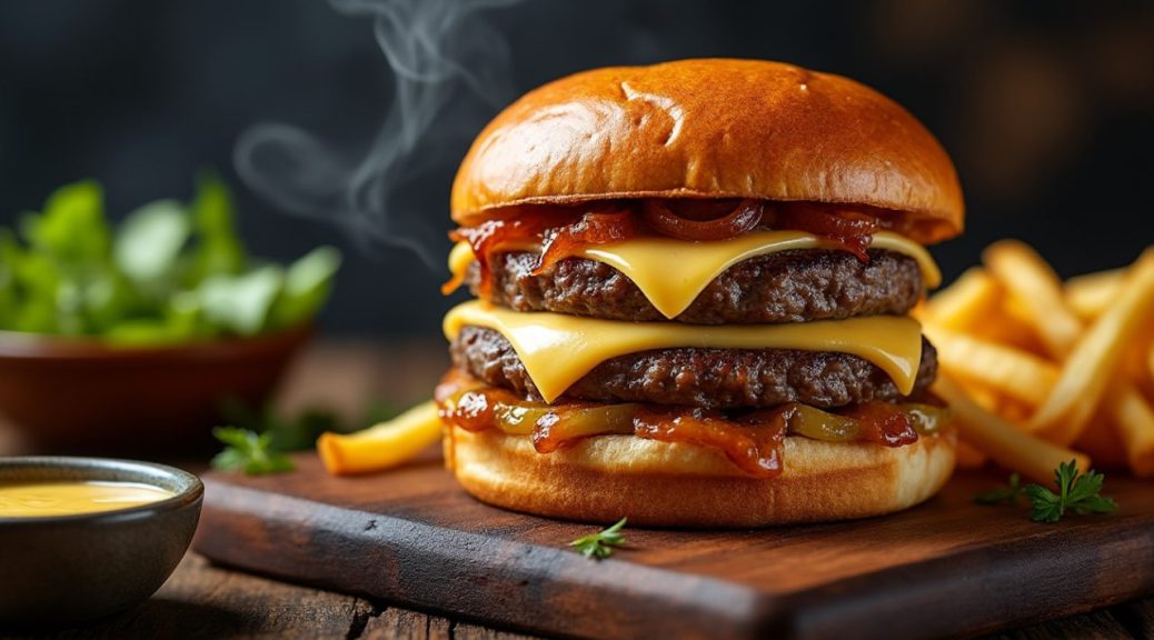 découvrez le ch’ti burger au maroilles : une recette généreuse et pleine de caractère, mêlant fromage fondant, viande savoureuse et saveurs du nord.