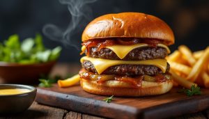 découvrez le ch’ti burger au maroilles : une recette généreuse et pleine de caractère, mêlant fromage fondant, viande savoureuse et saveurs du nord.